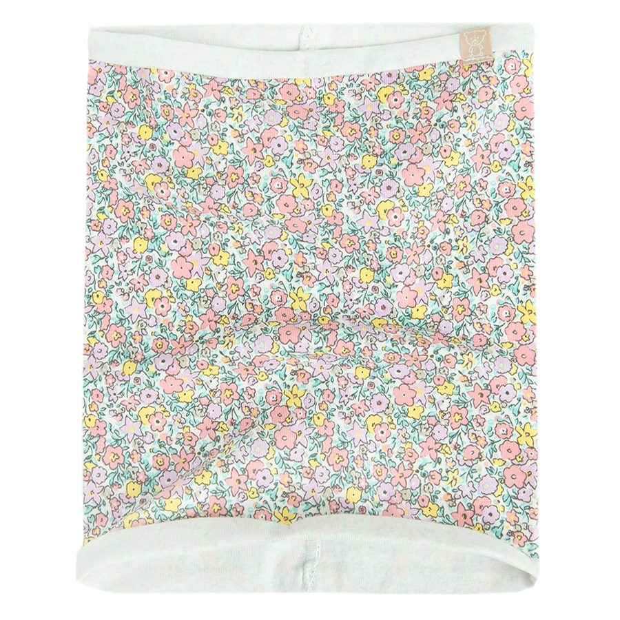 Floral cap and neckerchief set- 2 pack