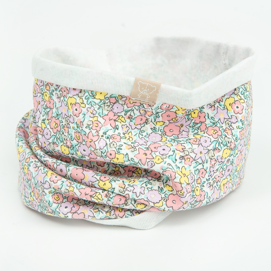 Floral cap and neckerchief set- 2 pack