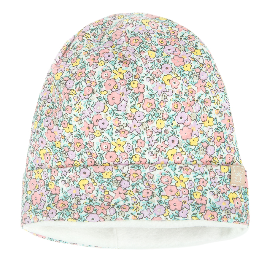 Floral cap and neckerchief set- 2 pack