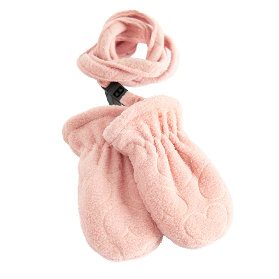 Γάντια ροζ fleece
