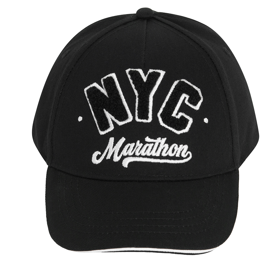 Καπέλο jockey μαύρο με στάμπα NYC MARATHON