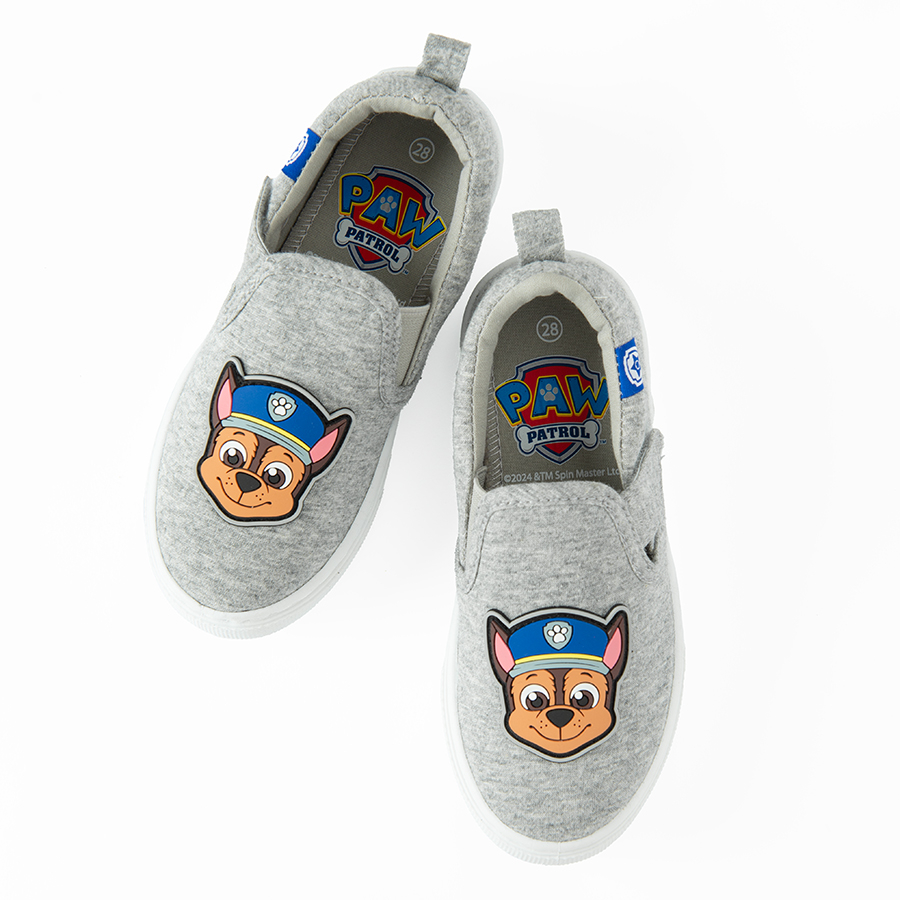 Παπούτσια γκρι με στάμπα PAW PATROL