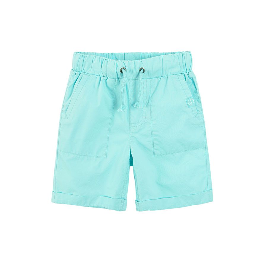 Light blue shorts with cord