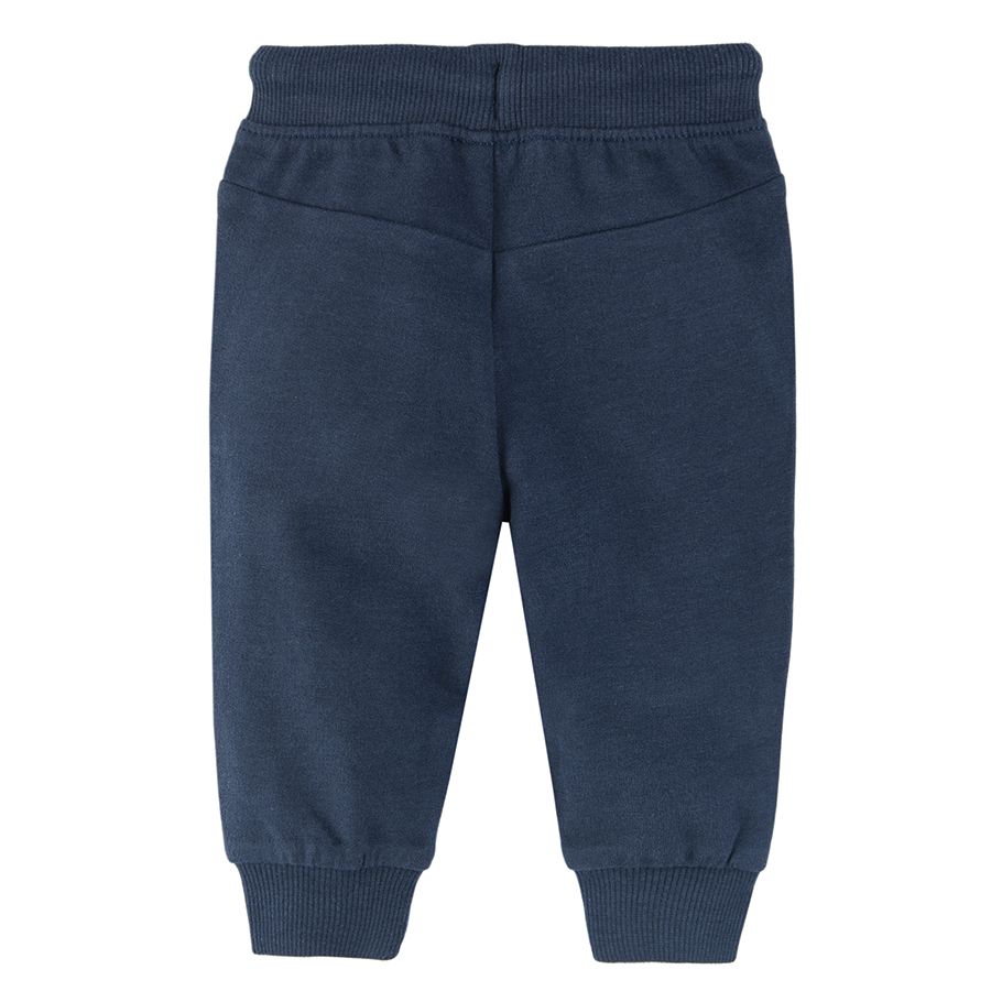 Navy blue jogging pants