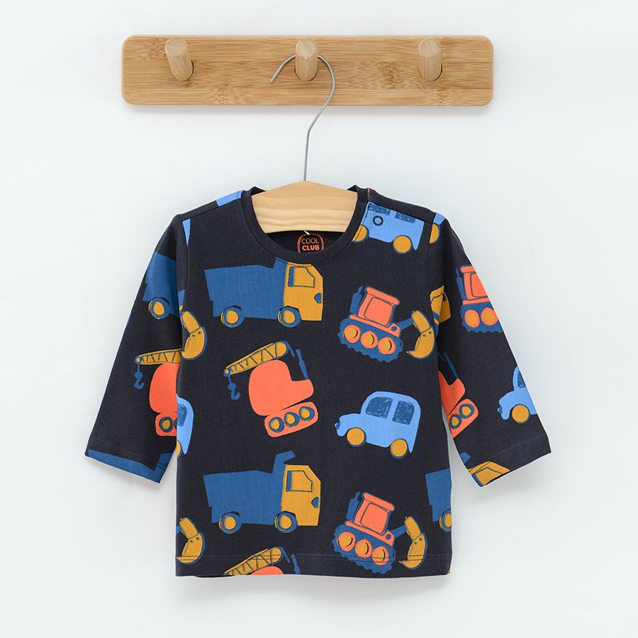 Multiple design Bsck to School long sleeve blouses 3 pack
