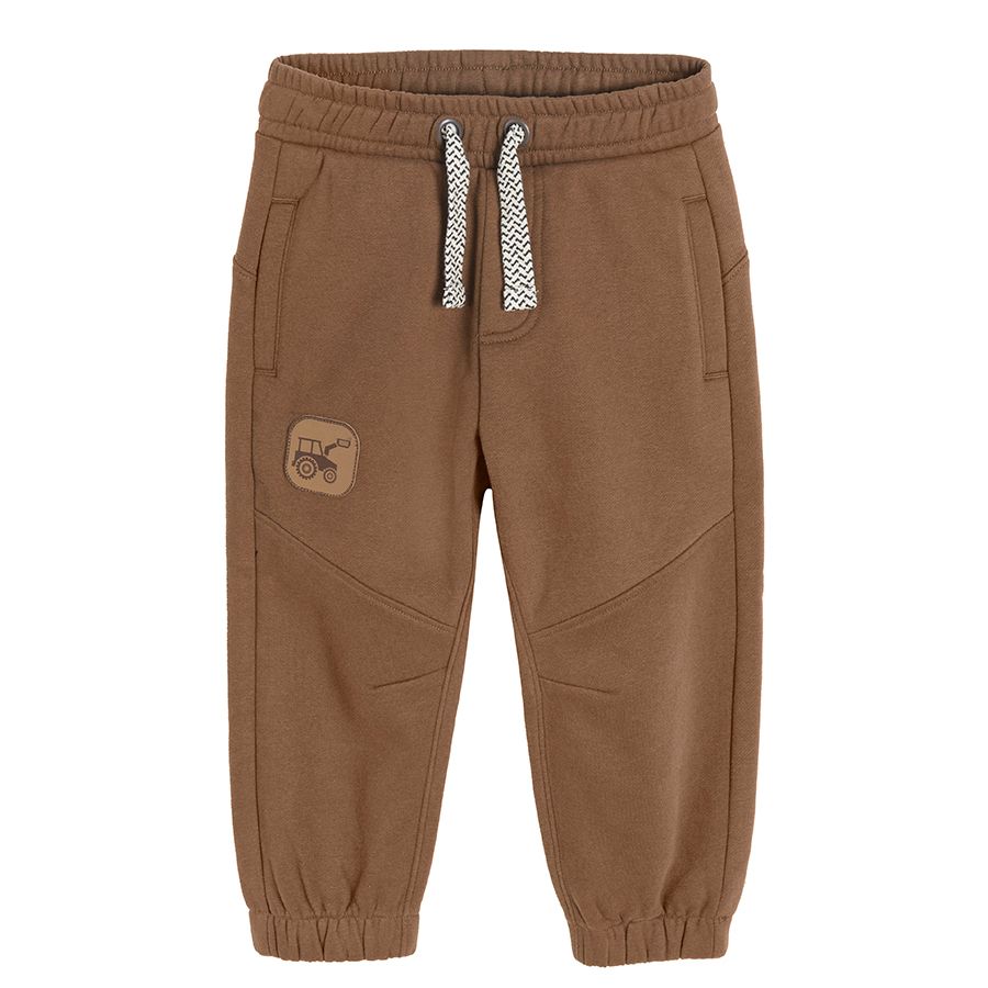 Brown jogging pants
