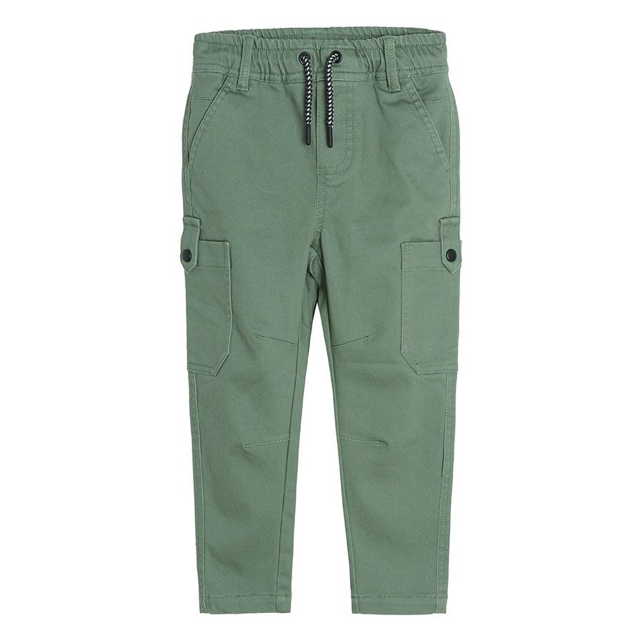 Dark green cargo pants