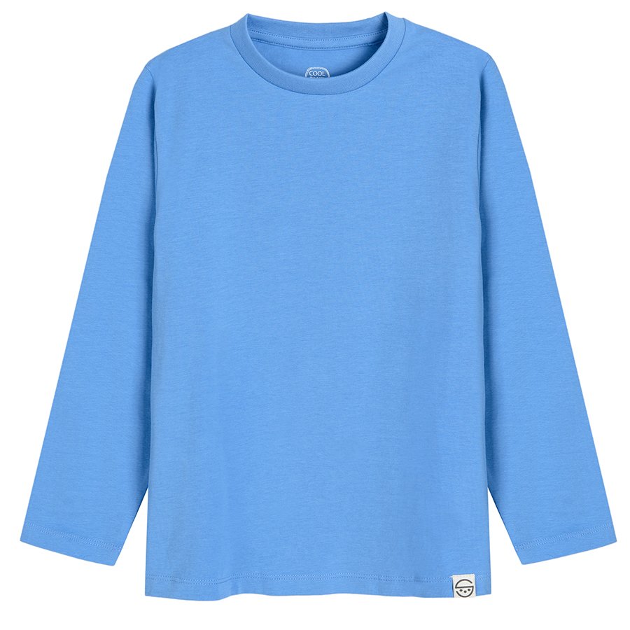 Blue long sleeve blouse
