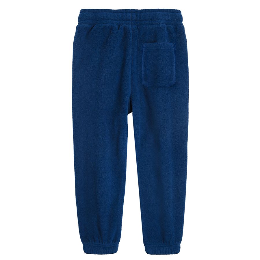 Navy blue jogging pants