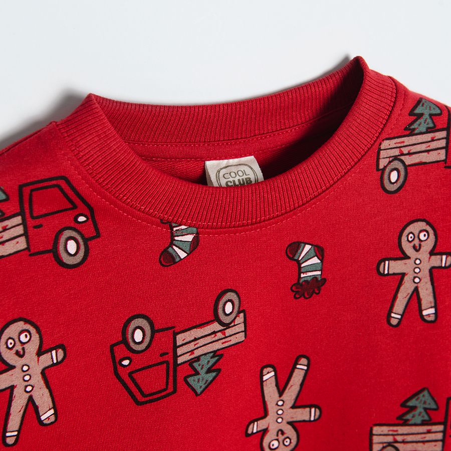 Red Christmas sweatshirt