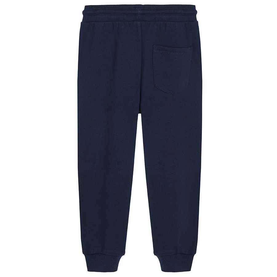 Navy blue jogging pants
