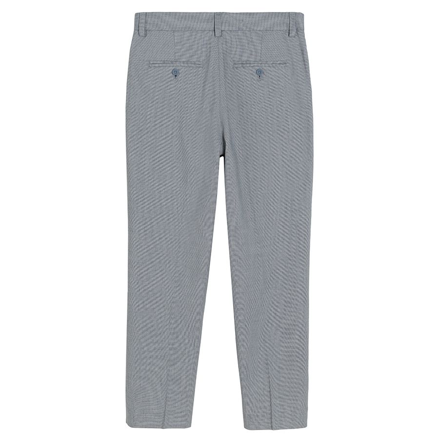 Blue melange classic trousers
