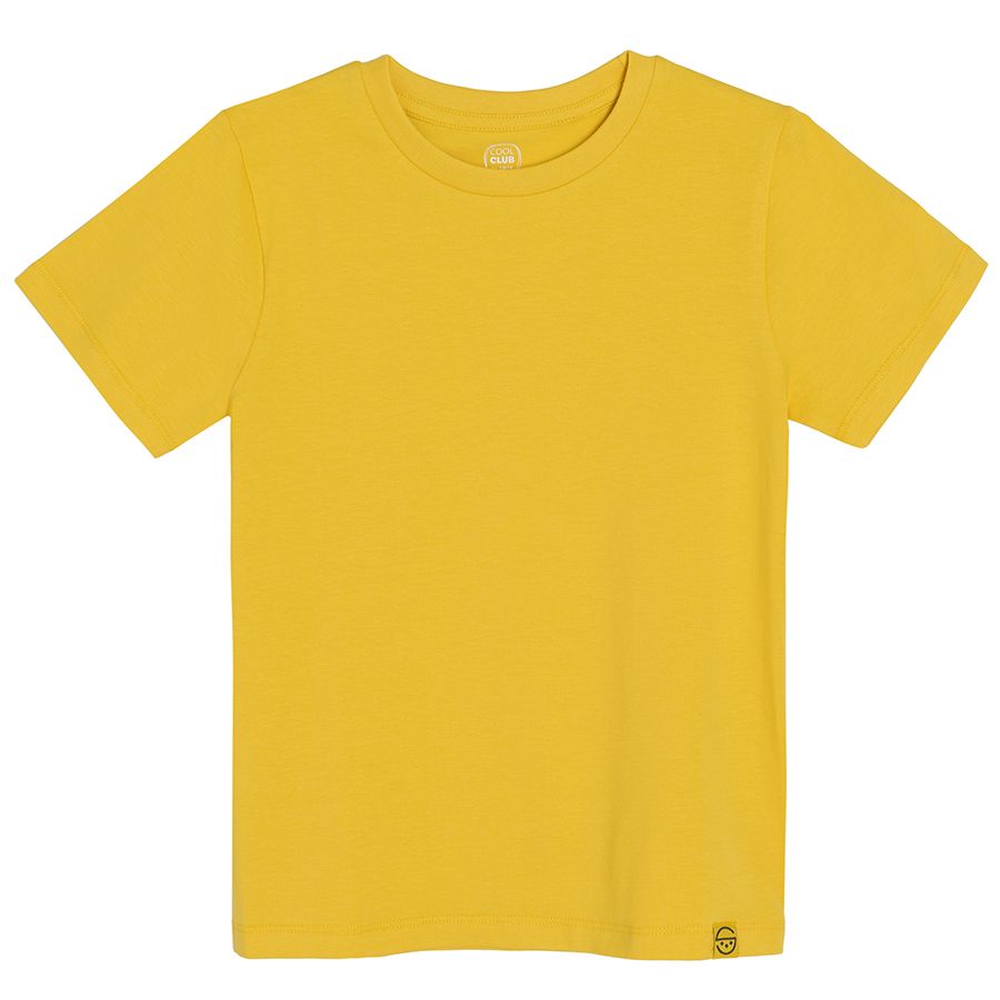 Yellow short sleeve T-shirt