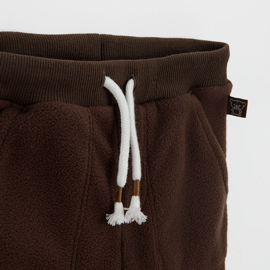 Brown jogging pants