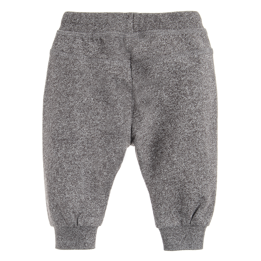 Anthracite sweatpants with cord