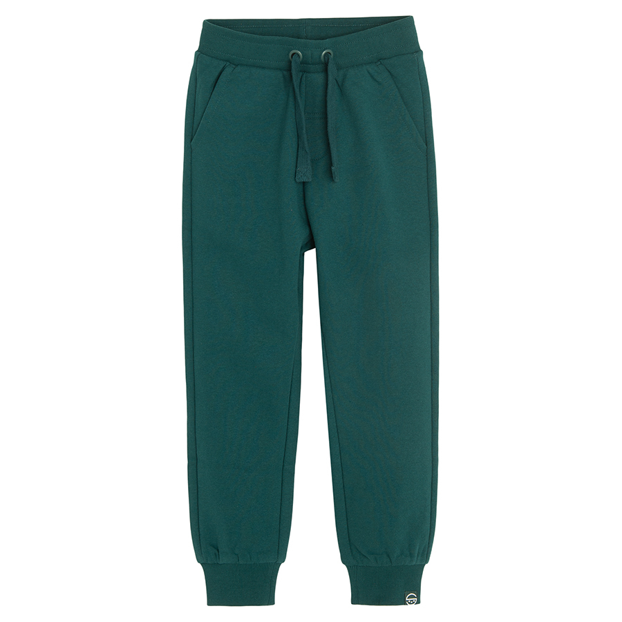 Green jogging pants