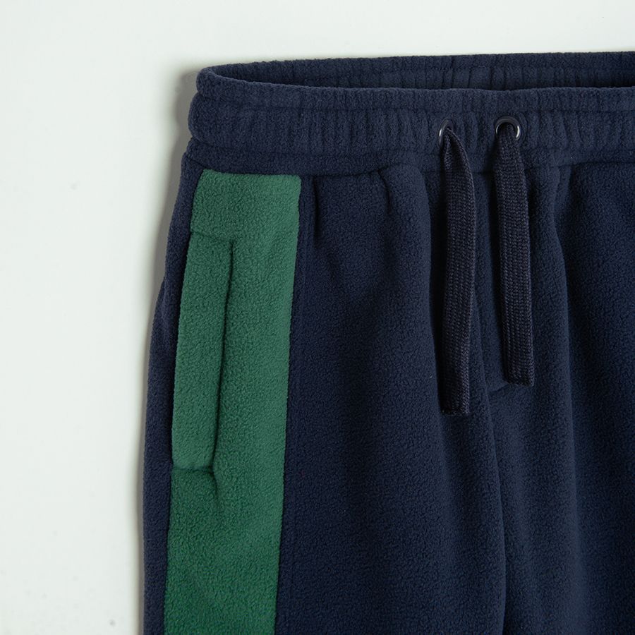 Blue with green stripes jogging pants