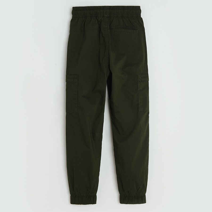 Black cargo trousers