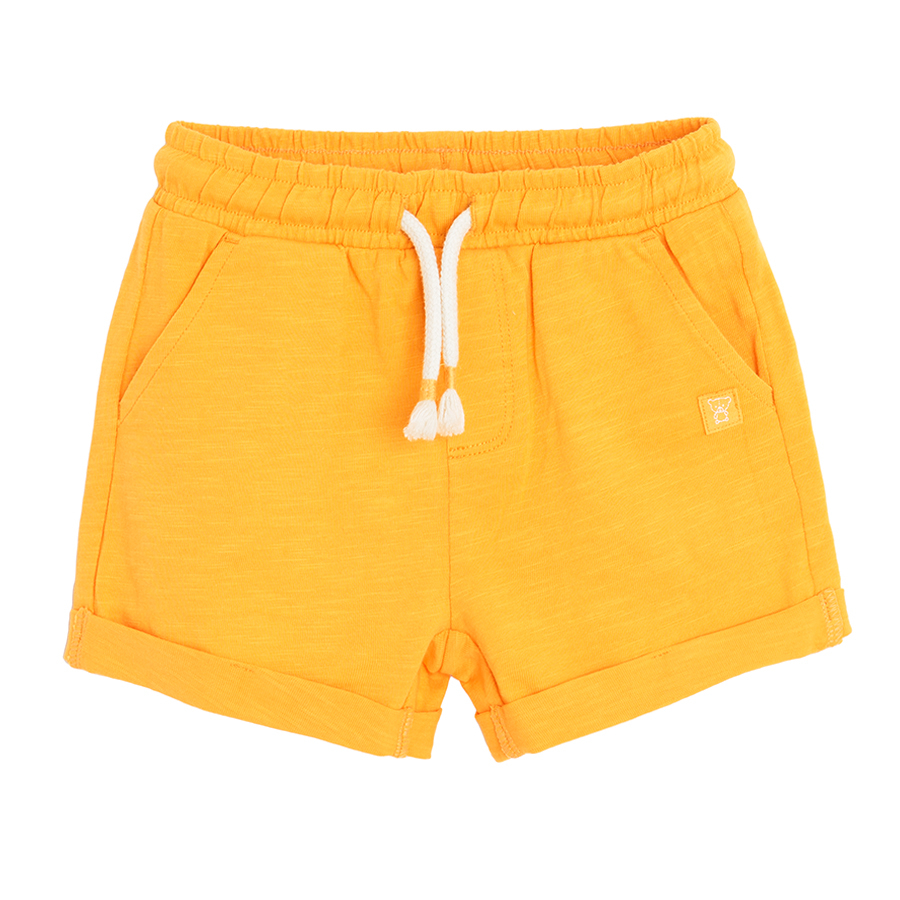 Dark yellow shorts with cord