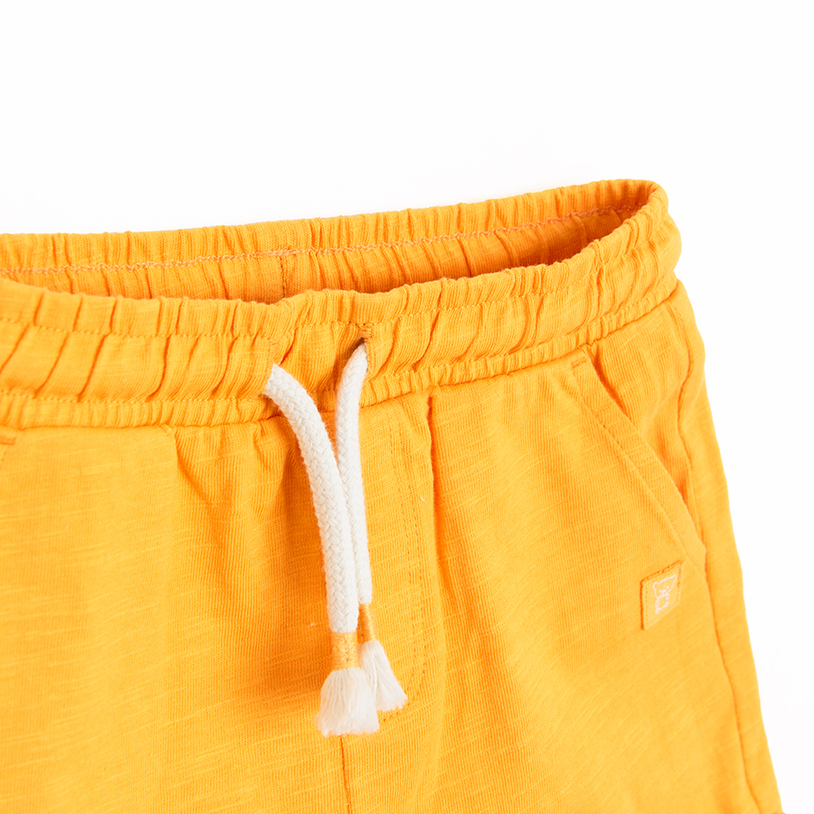 Dark yellow shorts with cord