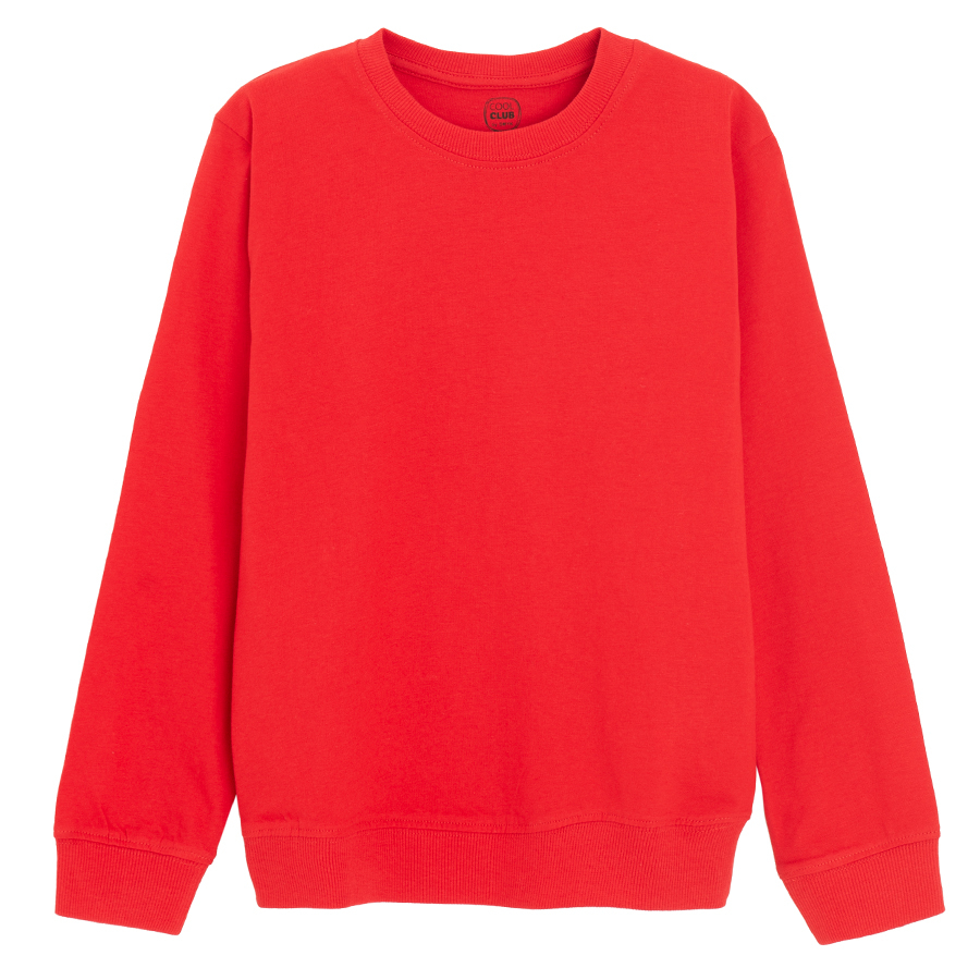 Red sweatshirt