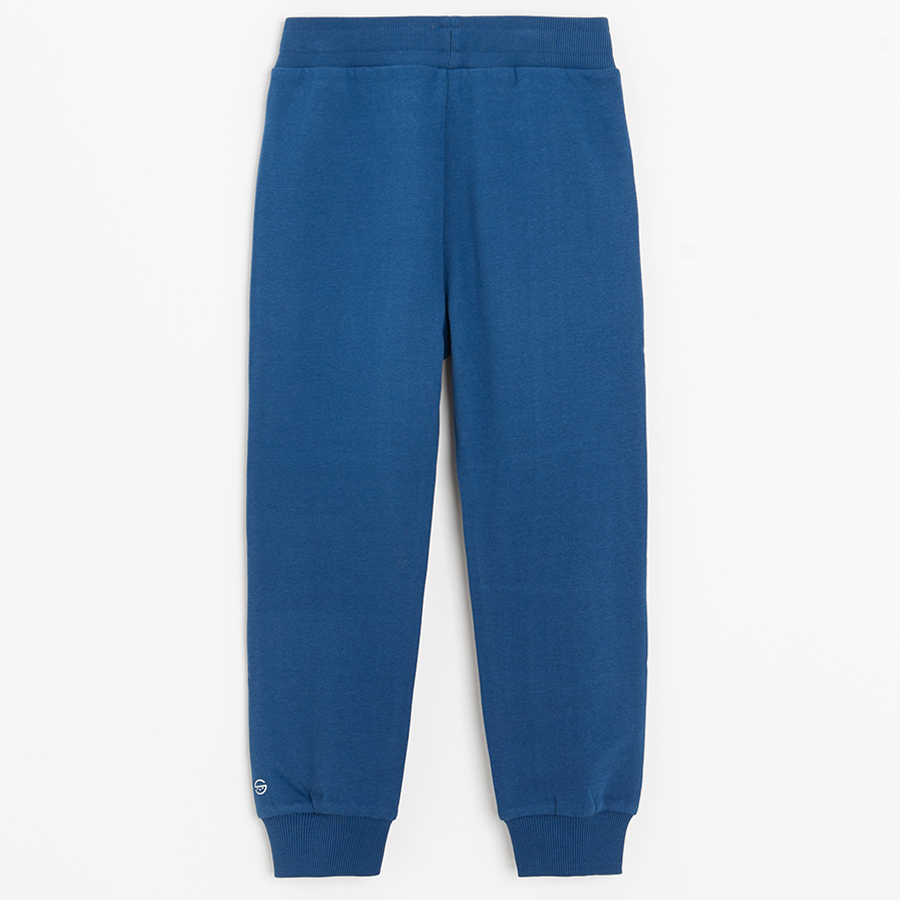 Blue sweatpants with cord