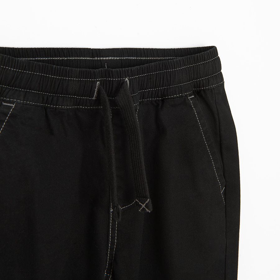 Black pants with cord