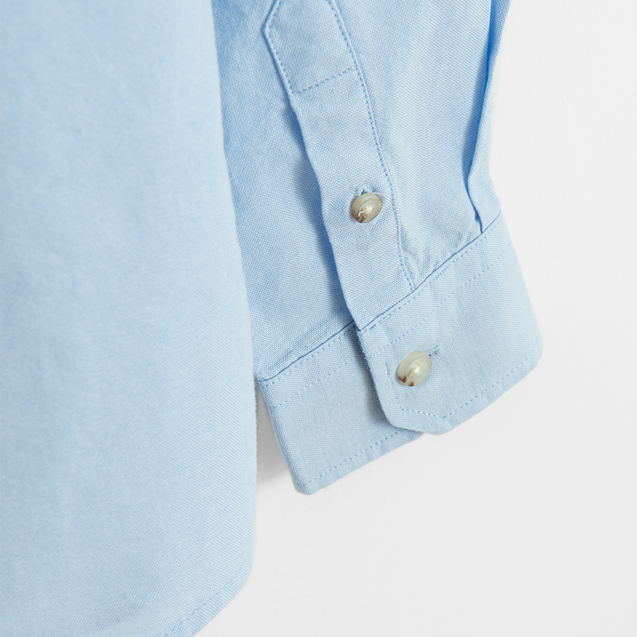 Light blue long sleeve button down shirt