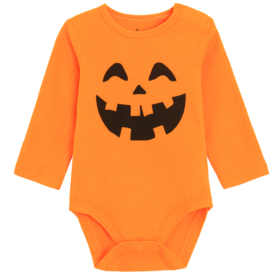 Φορμάκι πορτοκαλί μακρυμάνικο HALLOWEEN