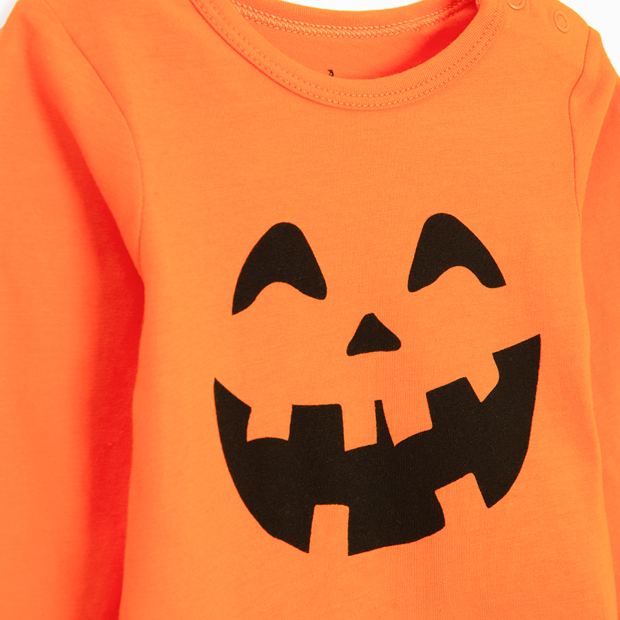 Φορμάκι πορτοκαλί μακρυμάνικο HALLOWEEN