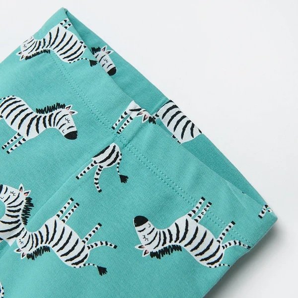 Leggings with zebras print