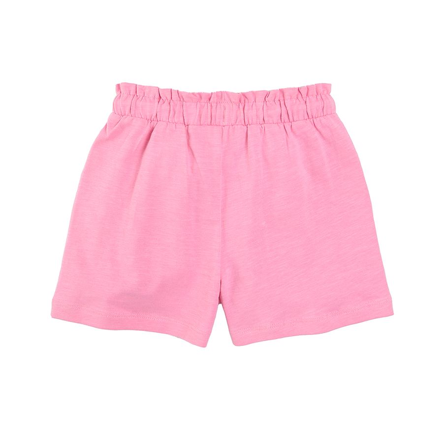 Pink shorts with cord