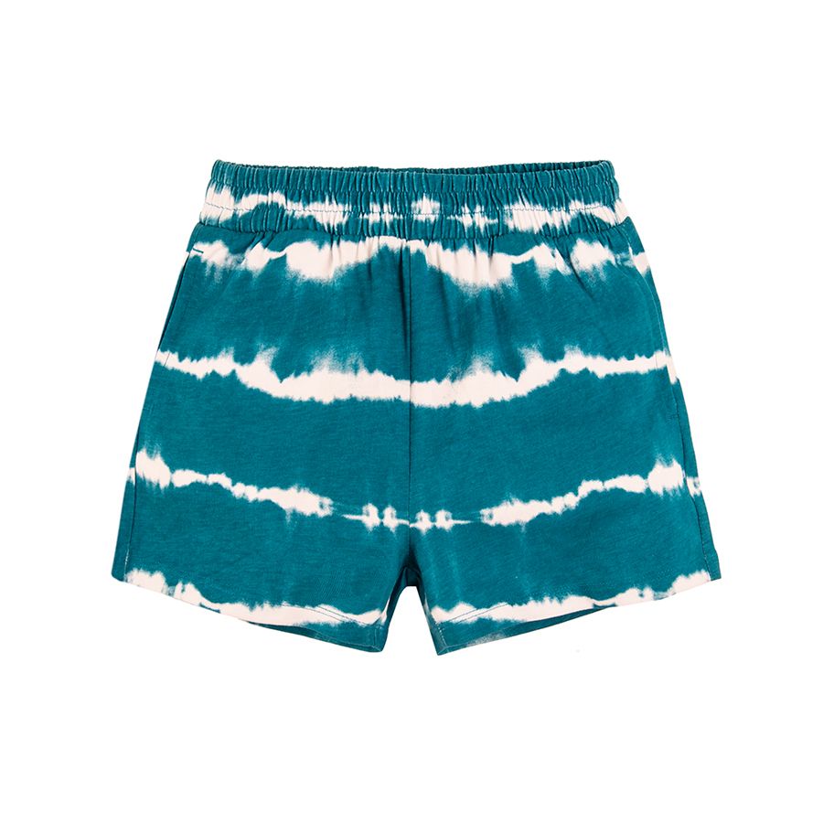 Σορτς με εφέ tie dye