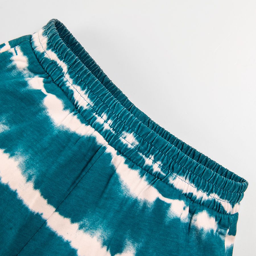 Σορτς με εφέ tie dye