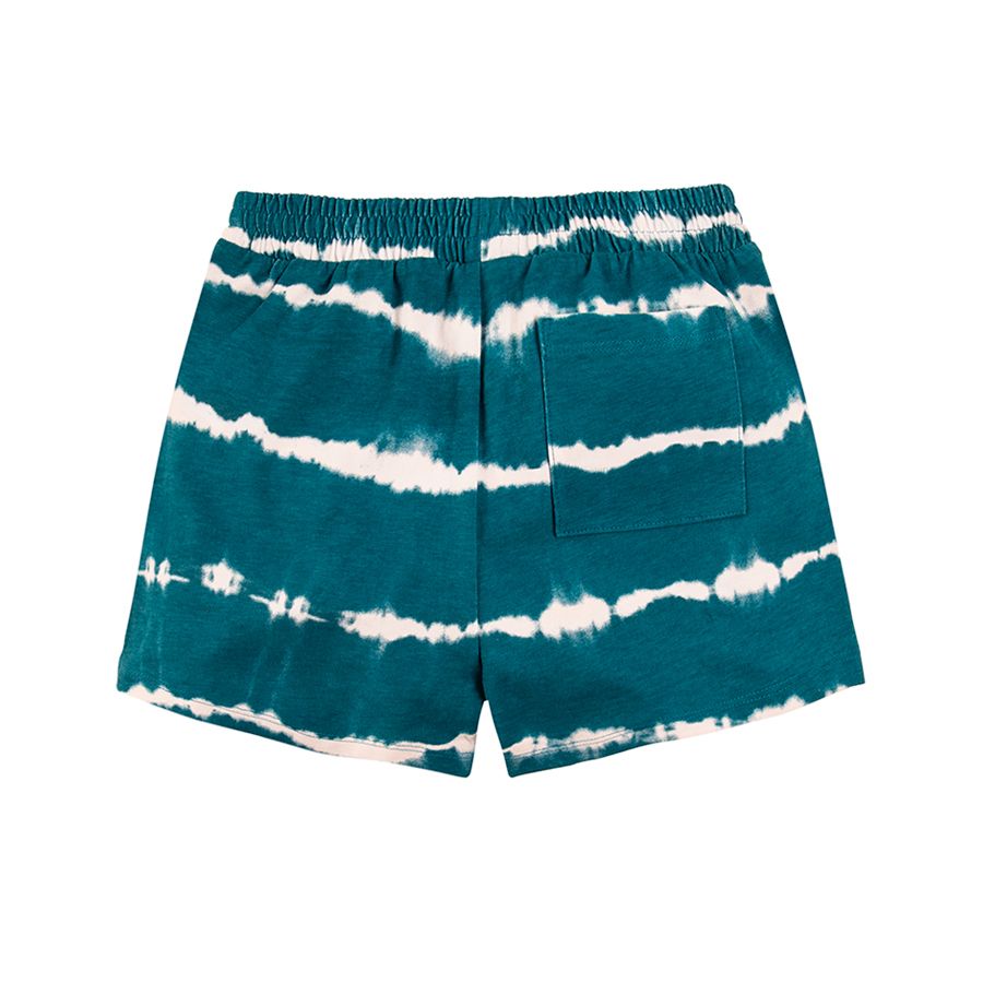 Σορτς με εφέ tie dye