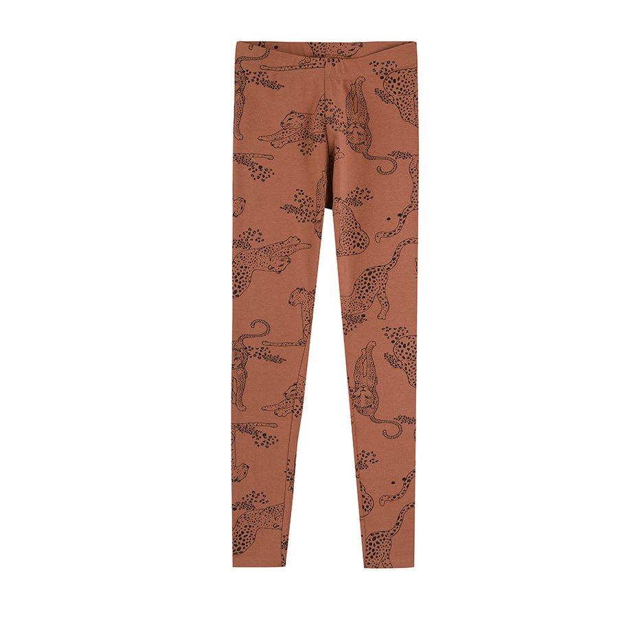 Leggings with tiger print