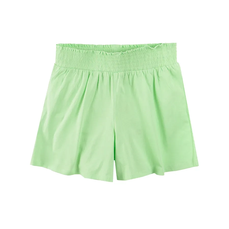 Green and pink polka dot shorts 2-pack