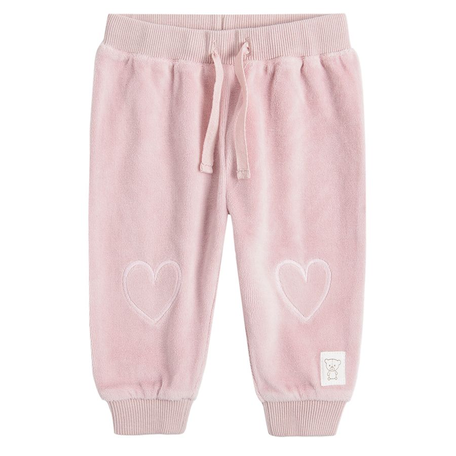 Pink jogging pants
