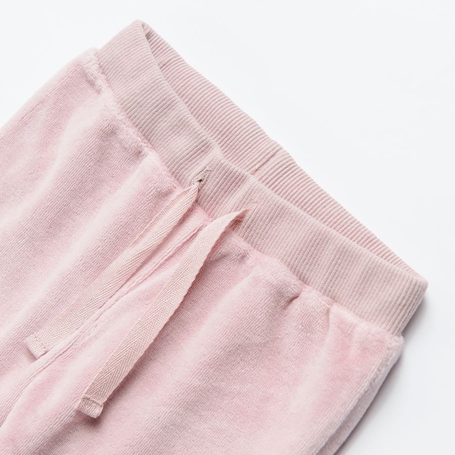 Pink jogging pants