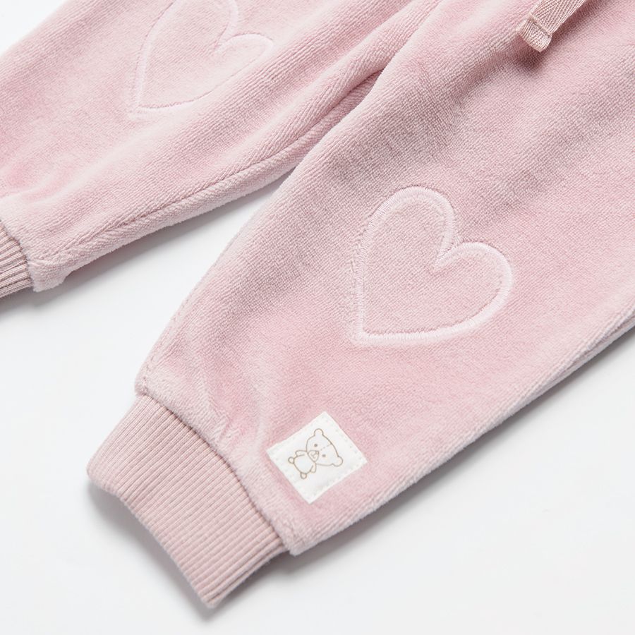 Pink jogging pants
