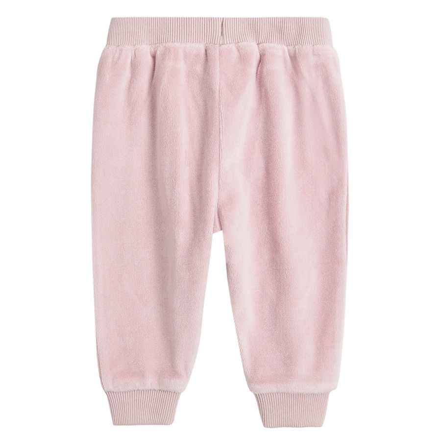 Pink jogging pants