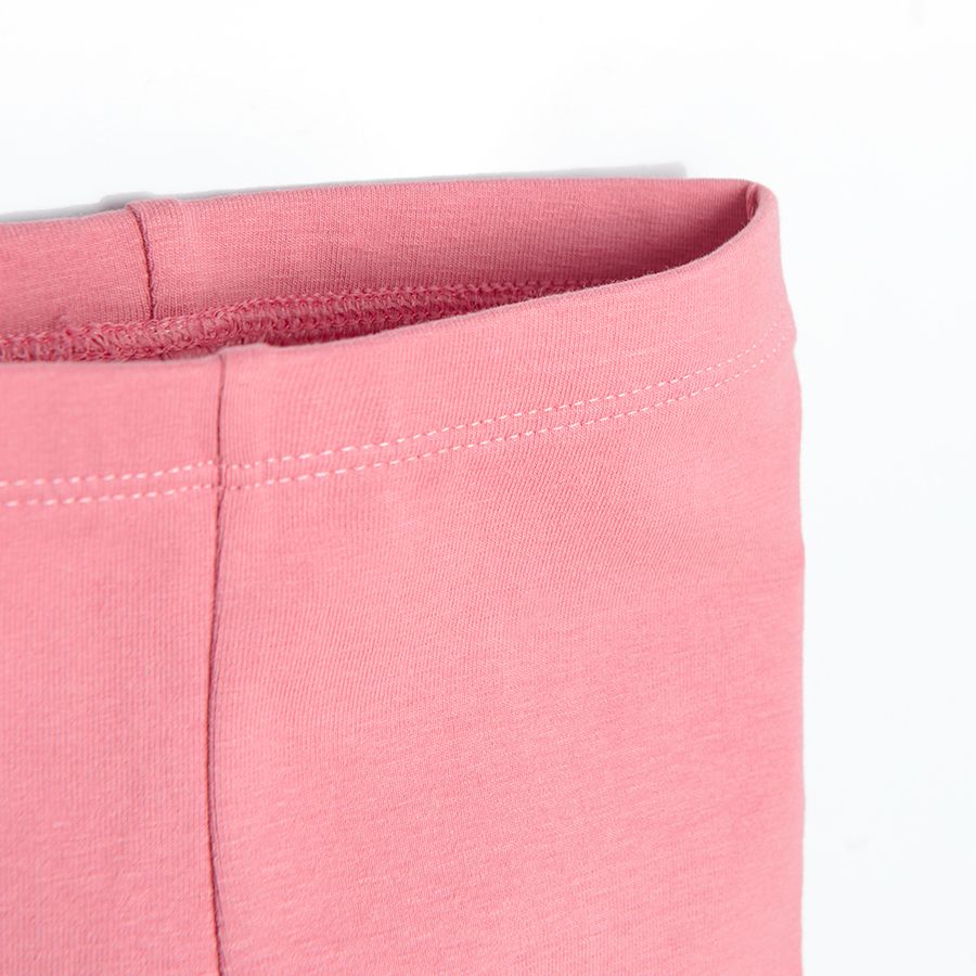 Pink and fuchsia leggings 2 pack