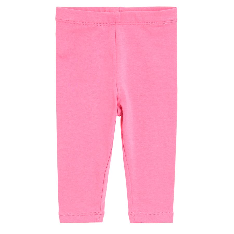 Pink dusty pink and purple with penguin print leggings 3 pack