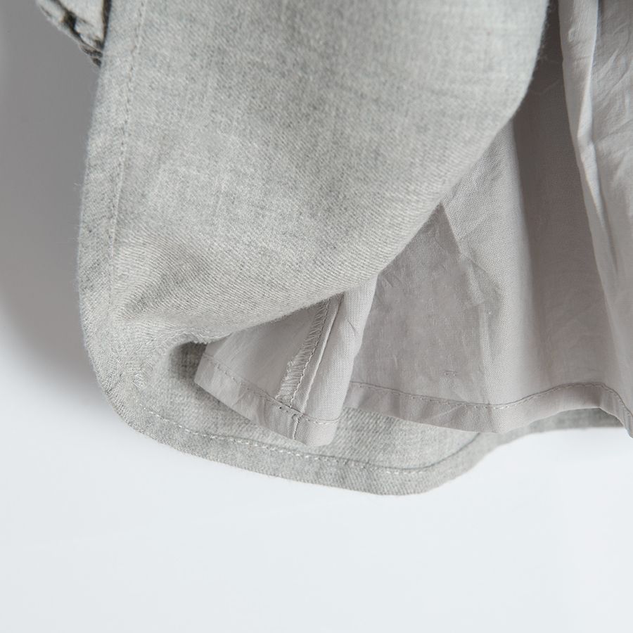 Clothing set grey dress and tights