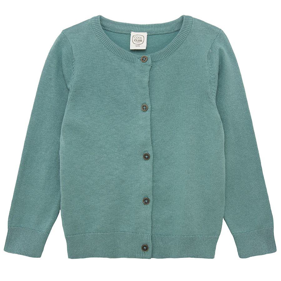 Green cardigan