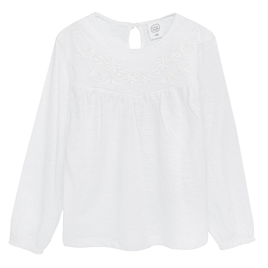 White long sleeve blouse