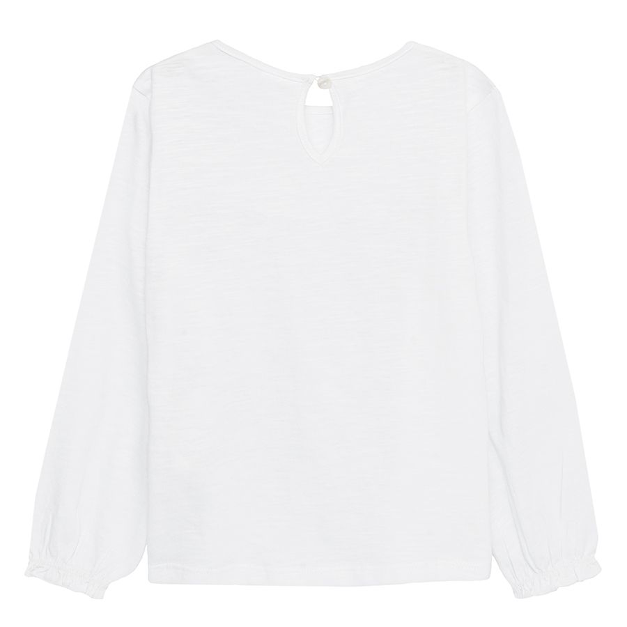 White long sleeve blouse
