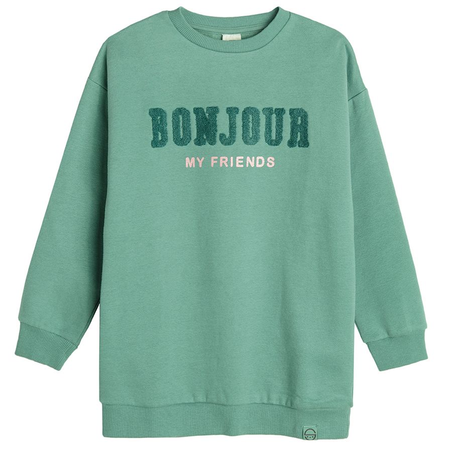 Green sweatshirt