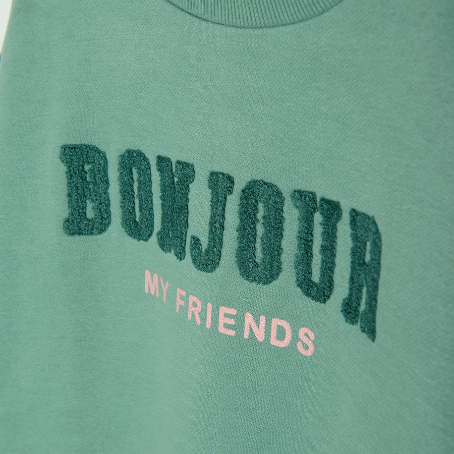 Green sweatshirt