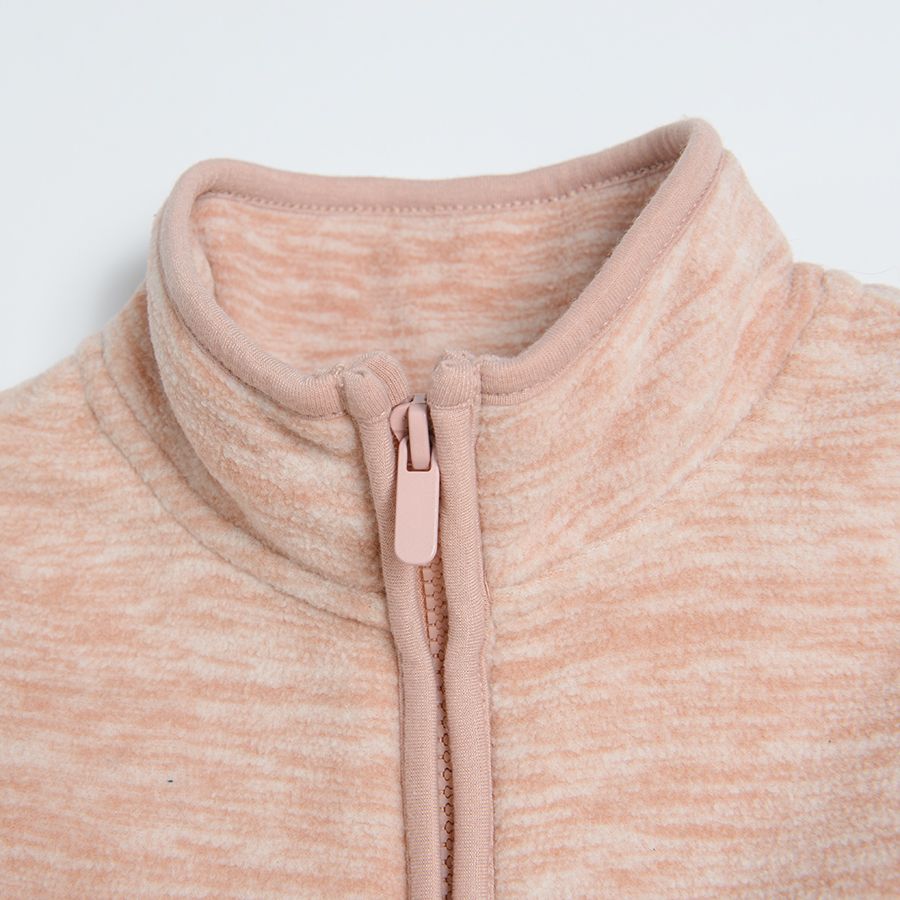 Pink melange sweatshirt